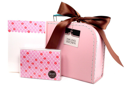 Paper Suitcases (pink) | Pink Loves Brown